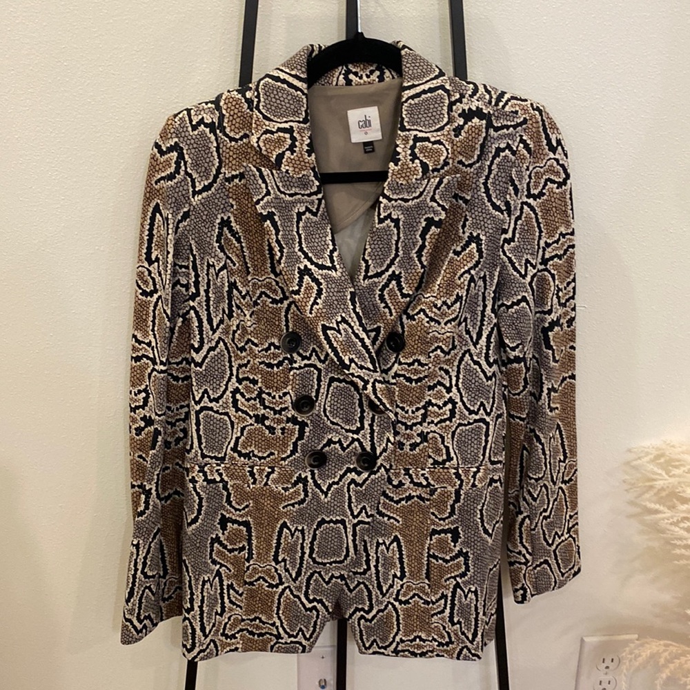 Cabi Snakeskin Blazer!
